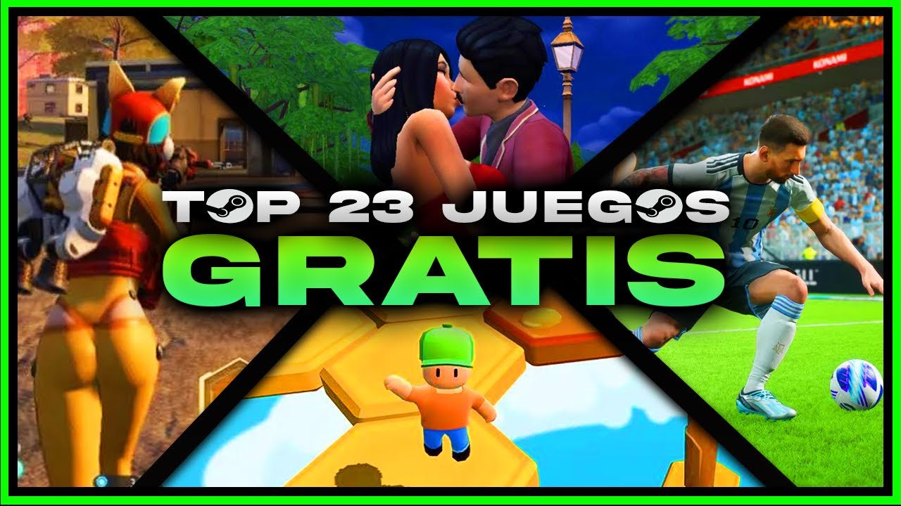🎮 23 Épicos JUEGOS GRATIS de STEAM para PC ⭐