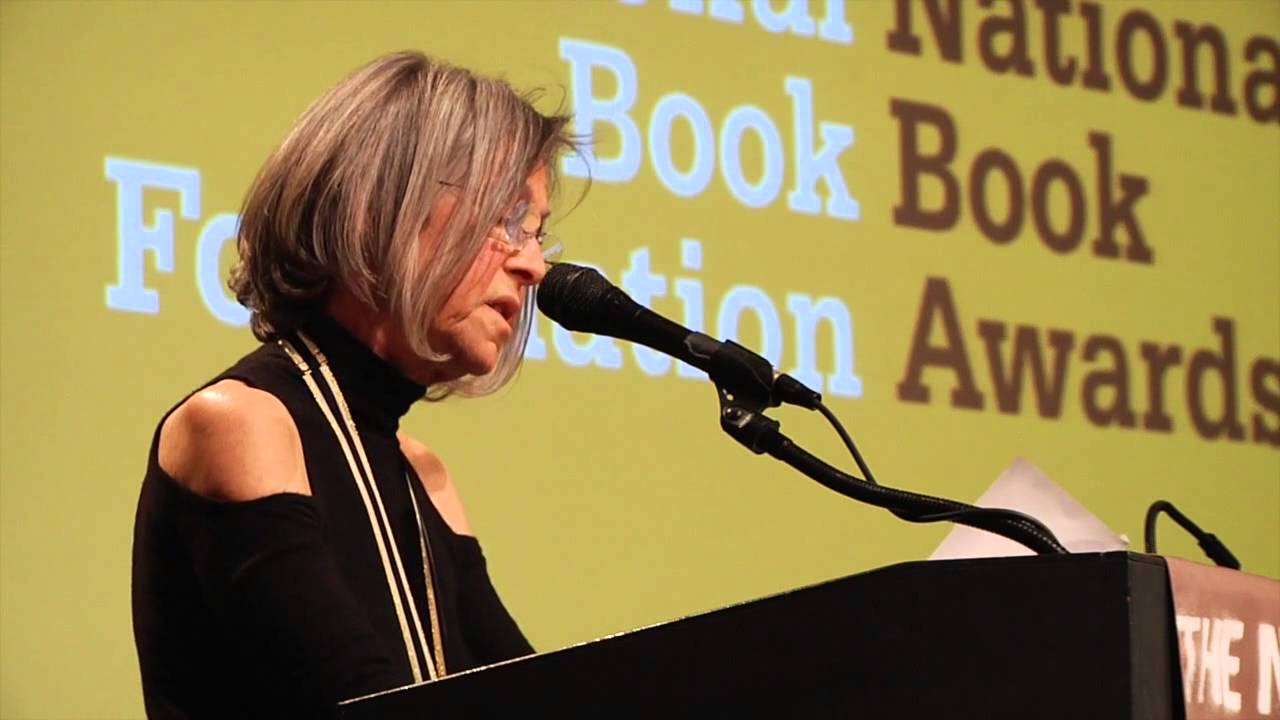 Louise Glück reads from Faithful and Virtuous Night at 2014 NBA Finalists Reading