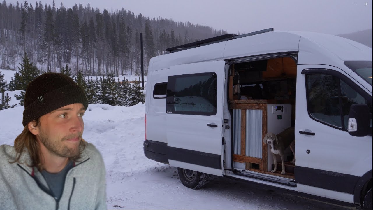 Winter Van Life in Rocky Mountains leads to Hospital (-3F)