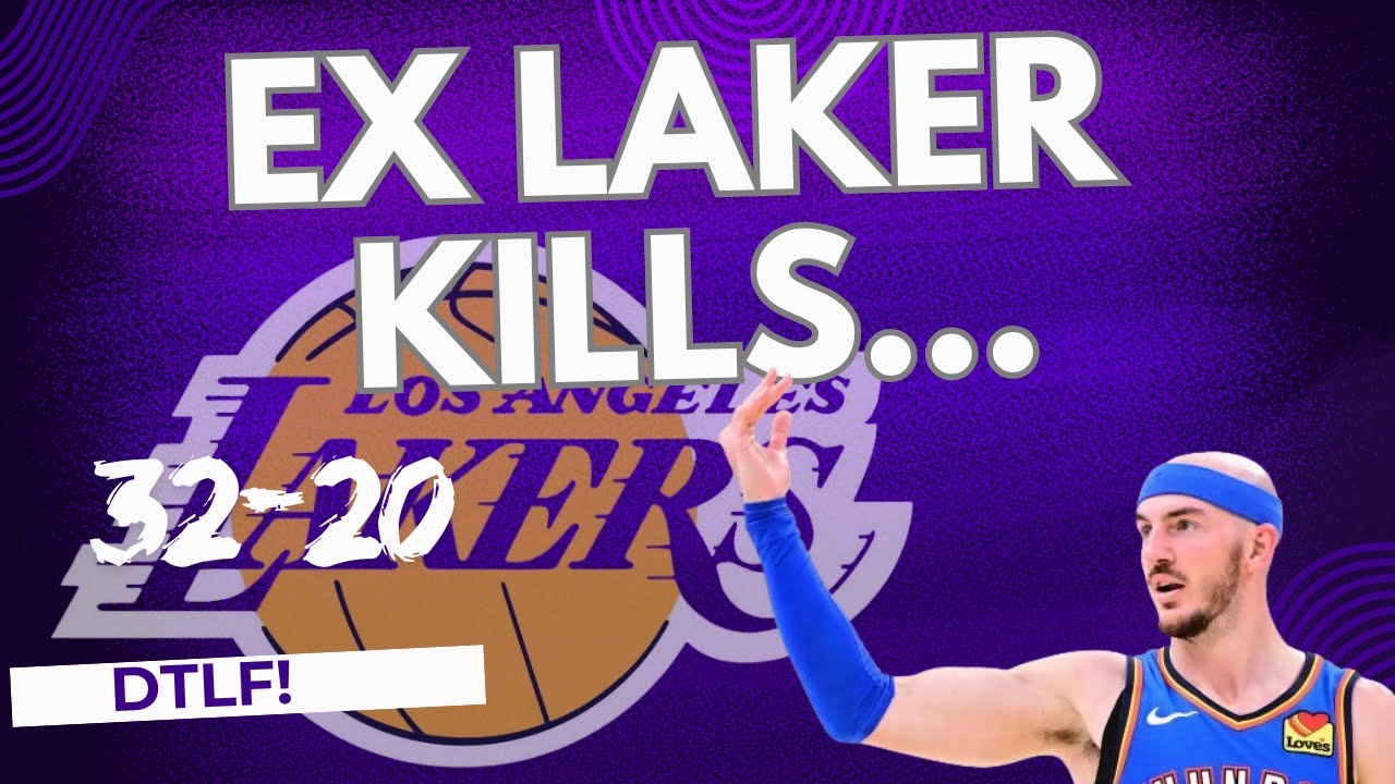 LAKERS LOSE TO THUNDER GET BEAT BY ROLE PLAYERS & REFS...