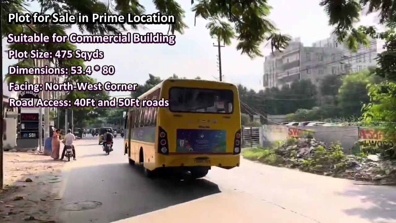 COMMERCIAL PLOT FOR SALE IN GACHIBOWLI || KONDAPUR || HITECH CITY || MADHAPUR || HYDERABAD