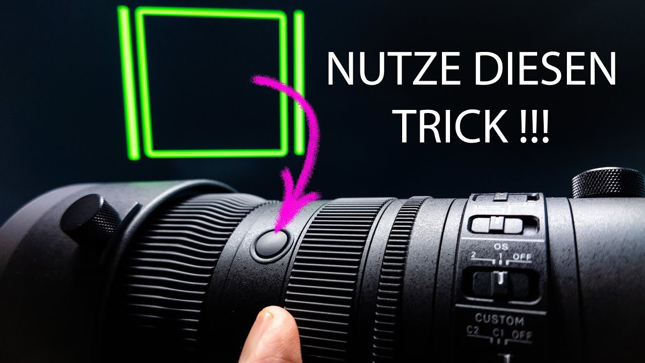 Darum das AF Feld auf einen Knopf programmieren 📸 SO GEHT'S bei Sony !