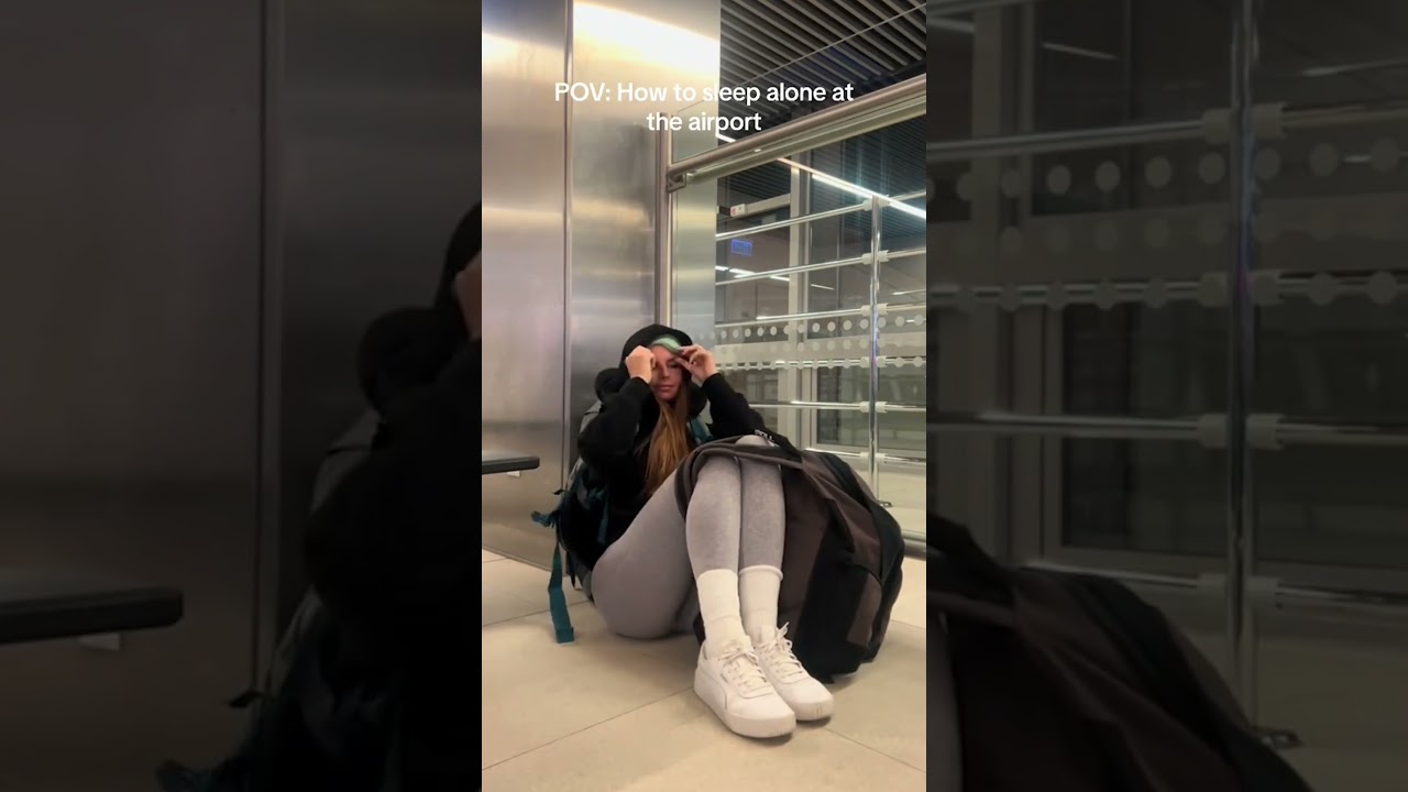 How to sleep alone in airports
