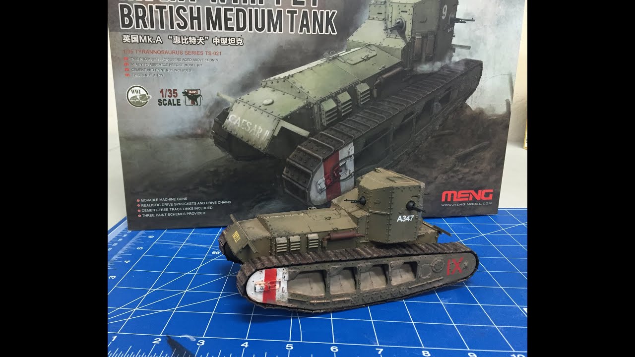 Building the Meng 1/35 Whippet  WWI tank