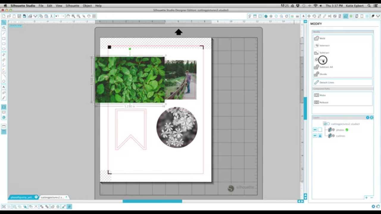 Silhouette Studio Tutorial - Cutting photos into custom shapes