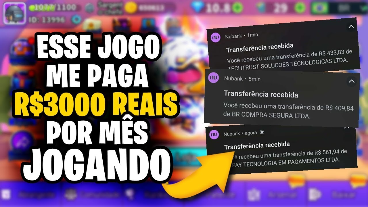 ESSE JOGO ME PAGA R$3000 MIL REAIS POR MÊS APENAS PARA JOGAR! Gunbattle Party