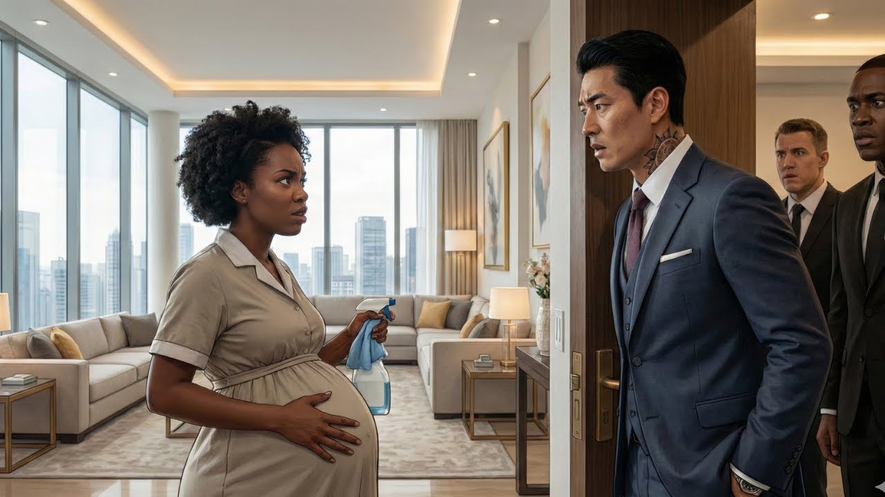 Korean Mafia Boss Finds His Runaway Black Ex-Wife Cleaning His Penthouse While 8 Months Pregnant