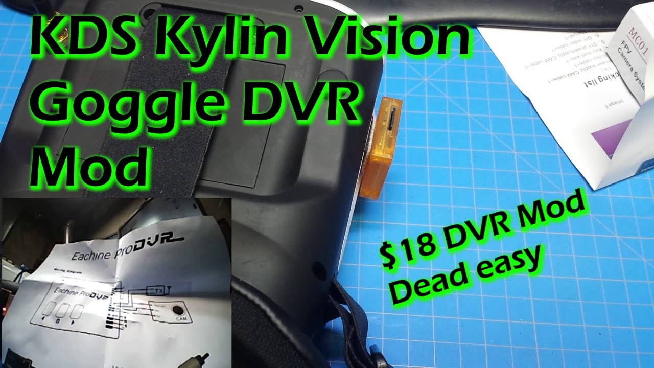 KDS Kylin Vision Goggle DVR Mod - $18
