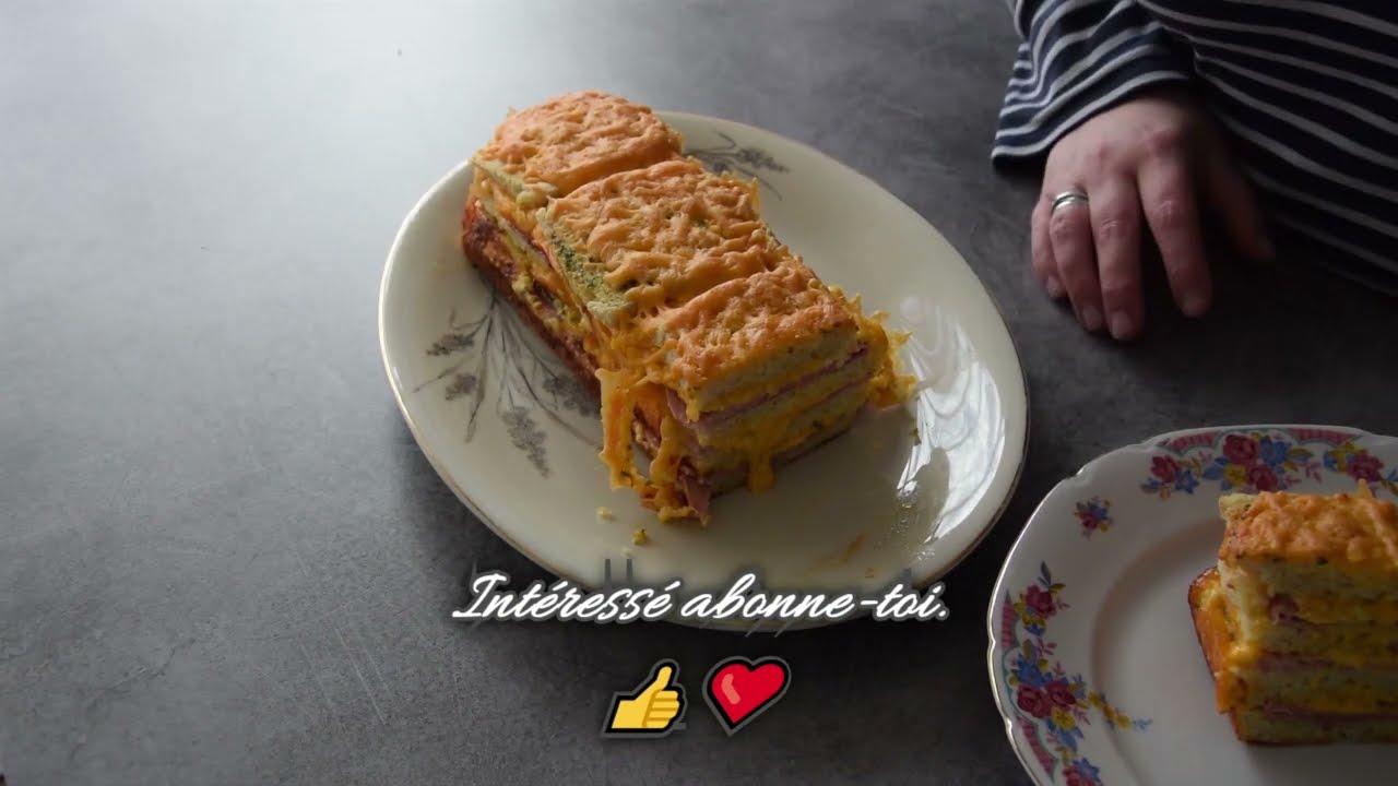 Un croque cake 🧀🧀🧀