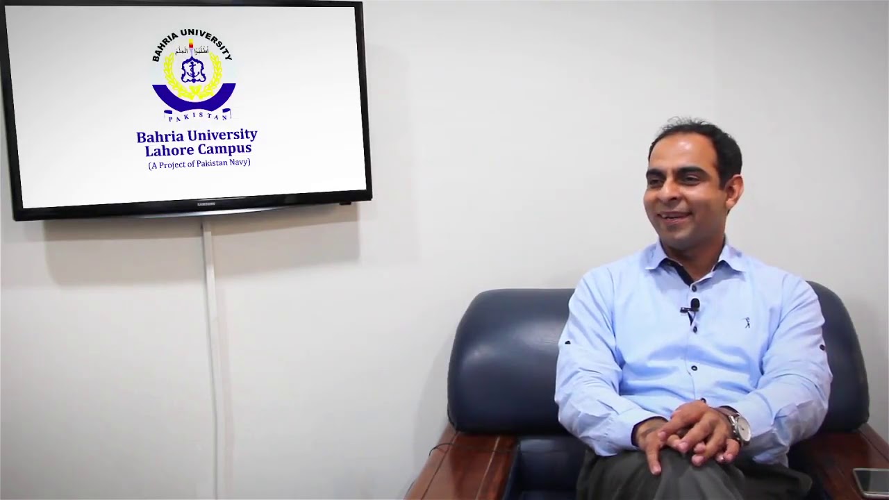 Qasim Ali Shah talking about Bahria University Lahore Campus