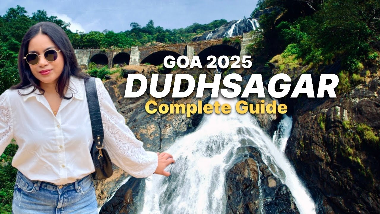 🌴 Dudhsagar Waterfall Goa Full Tour | Jeep 🚘 Safari, Entry Tips & Hidden Trails 🌊
