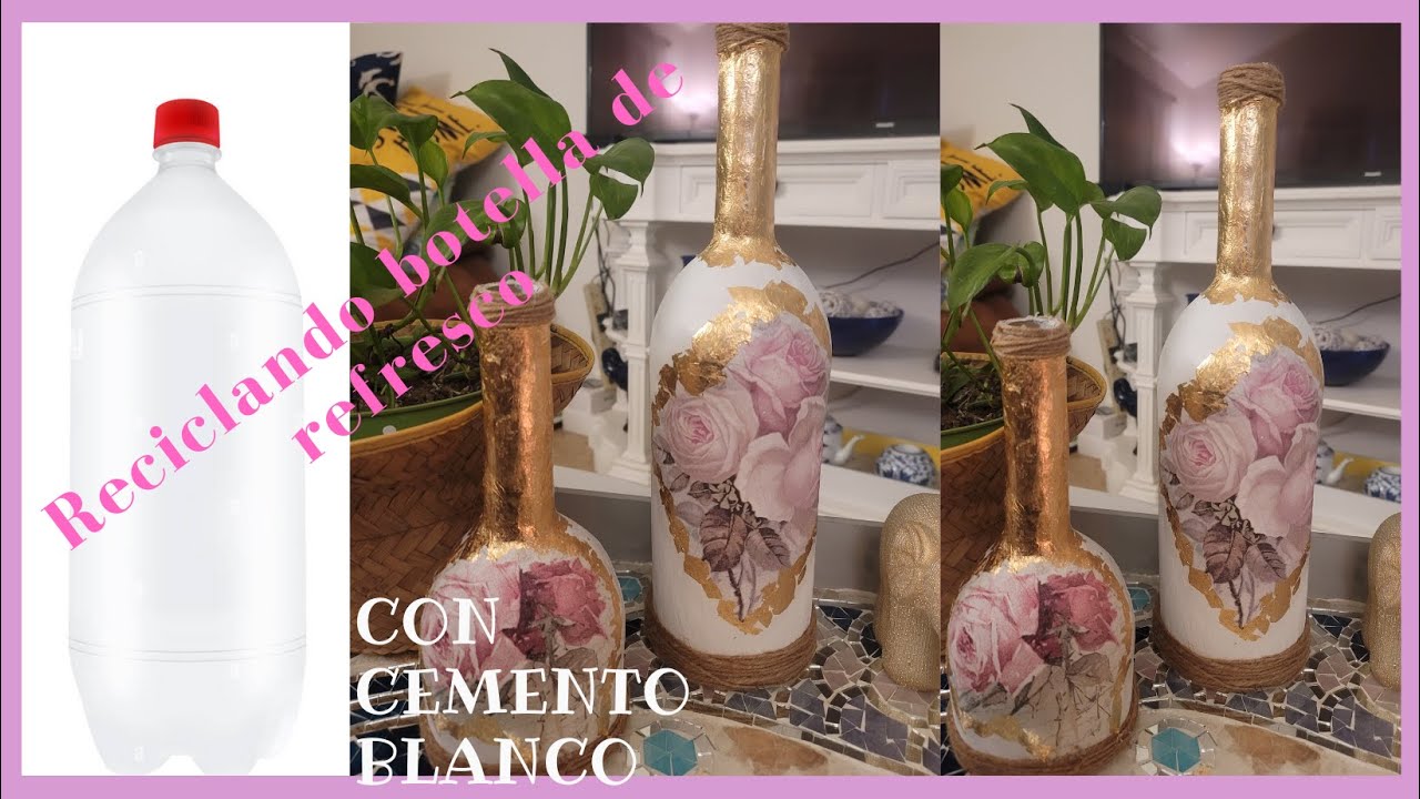 RECICLANDO BOTELLA DE PLASTICO PET