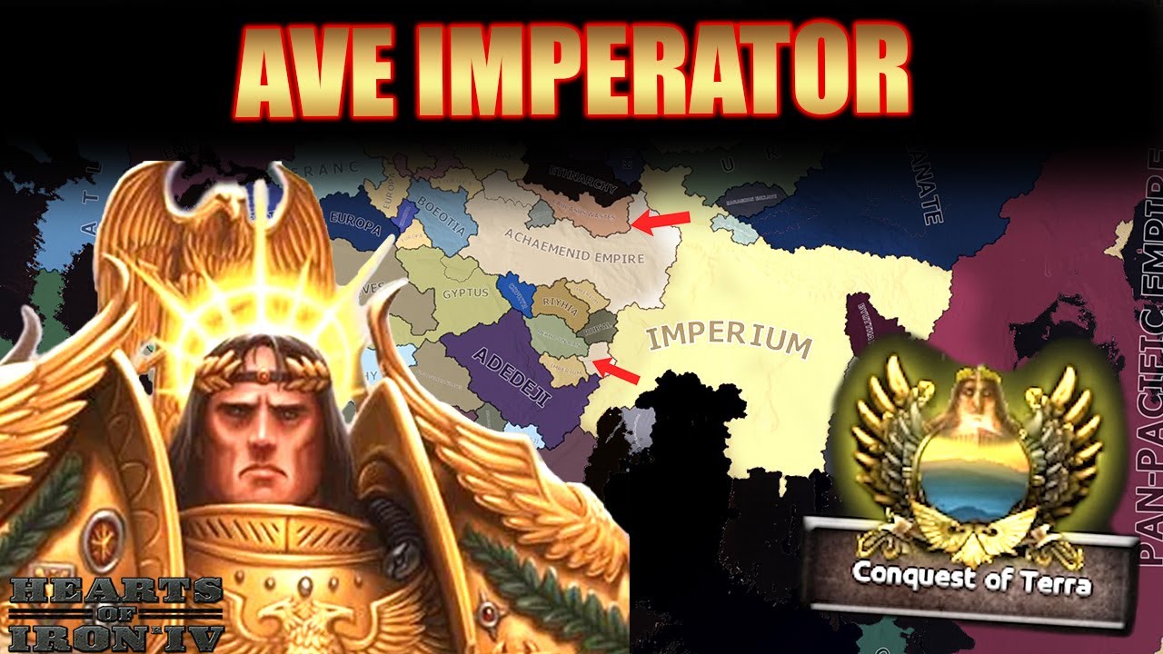 HOI4 Timelapse - Imperium Uniting Terra | Unification Wars Mod | Warhammer 40k In Hearts of Iron 4 !