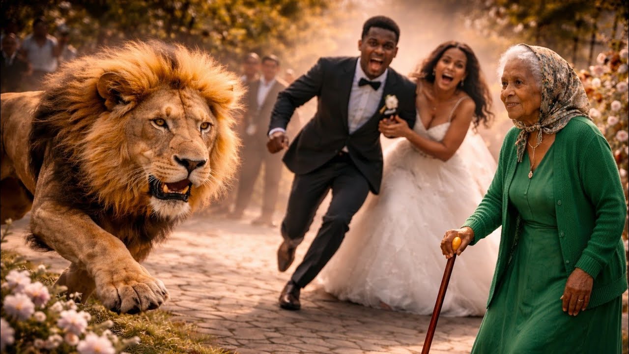 At His Wedding, a Billionaire Denied His Own Grandmother&hellip; Then a Lion Showed Up