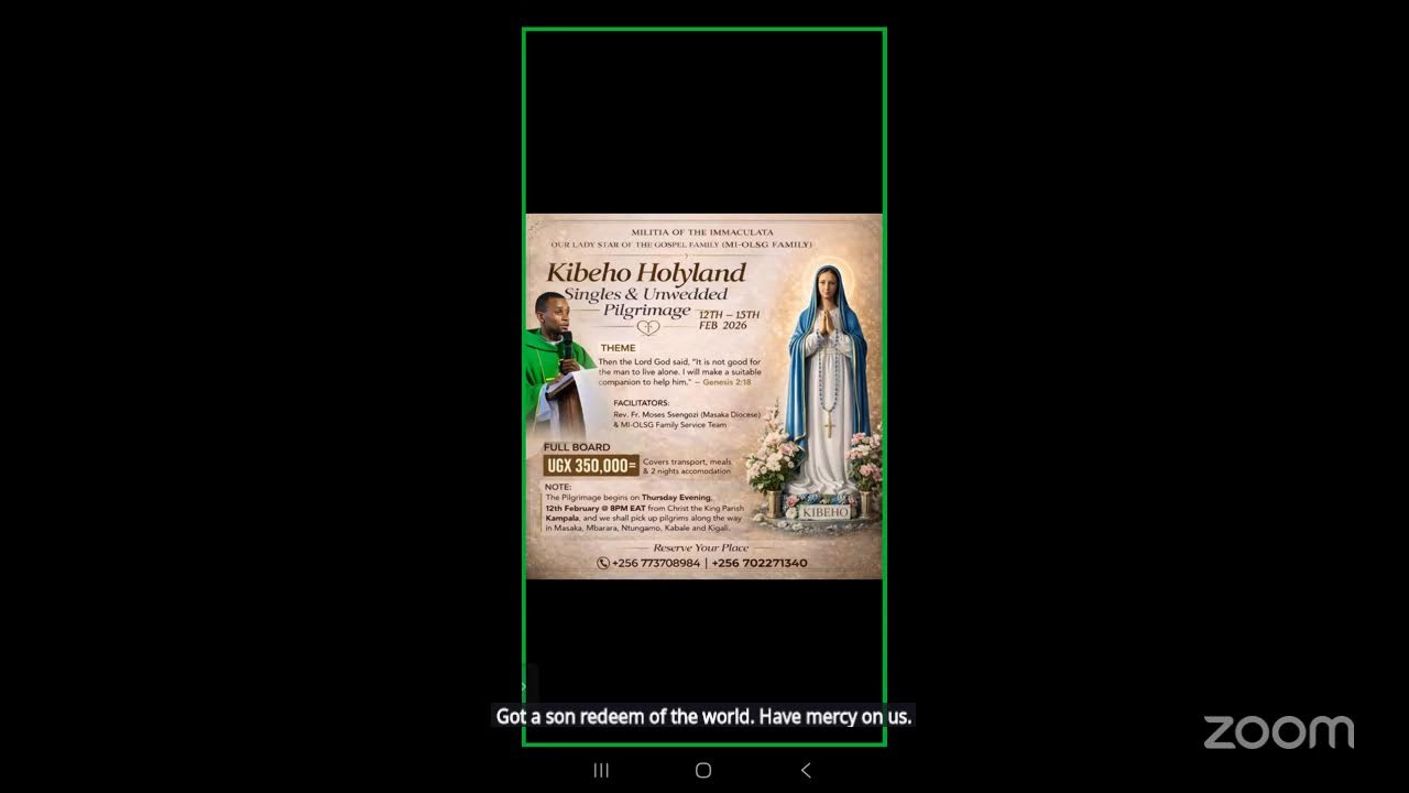 (LIVE, DAY 1): RECOLLN & NOVENA 2 OUR LADY UNDOER OF KNOTS IN PREPN 4 UNWEDDED KIBEHO PILGRIMAGE