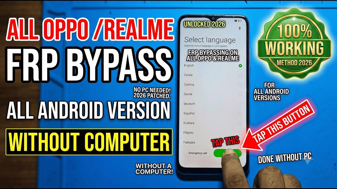 All Oppo/Realme FRP Bypass Without Pc | Google Lock Remove Oppo Android 15/16 | 100% working Method