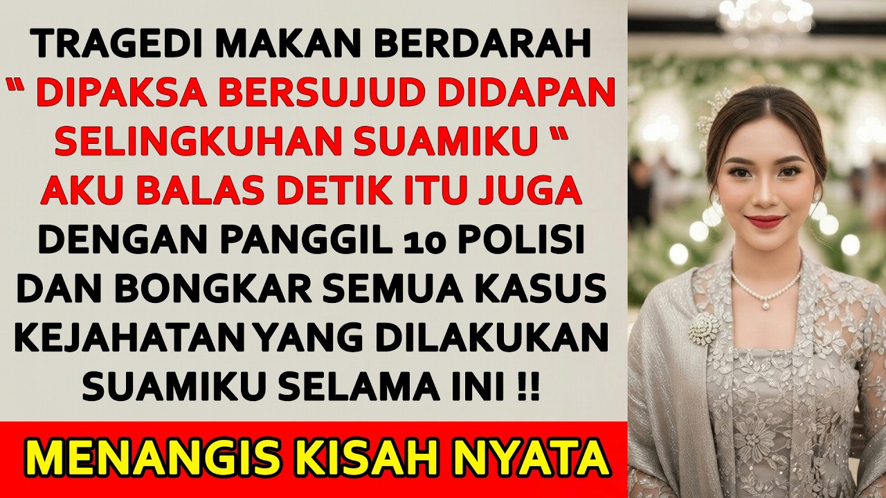 TRAGEDI MAKAN MALAM BERDARAH - AKU DIPAKSA SUJUD DIDEPAN SELINGKUHAN SUAMIKU - DETIK ITU KU BALAS