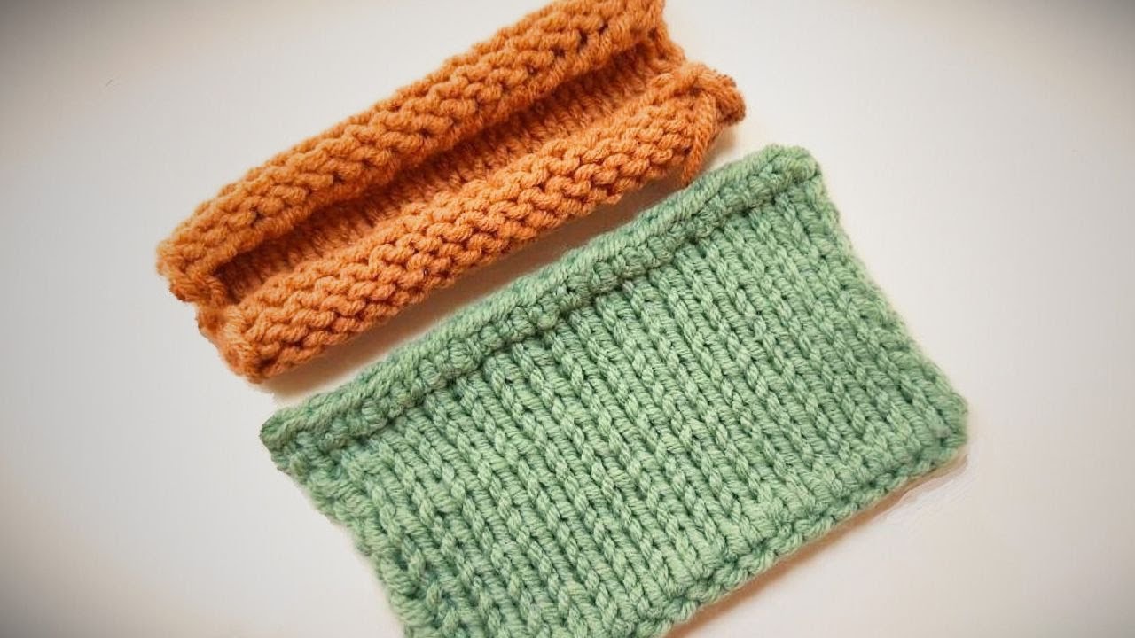 🔑HOW TO CAST ON & BIND OFF STOCKINETTE WITHOUT CURLING - Easy Knitting Tips