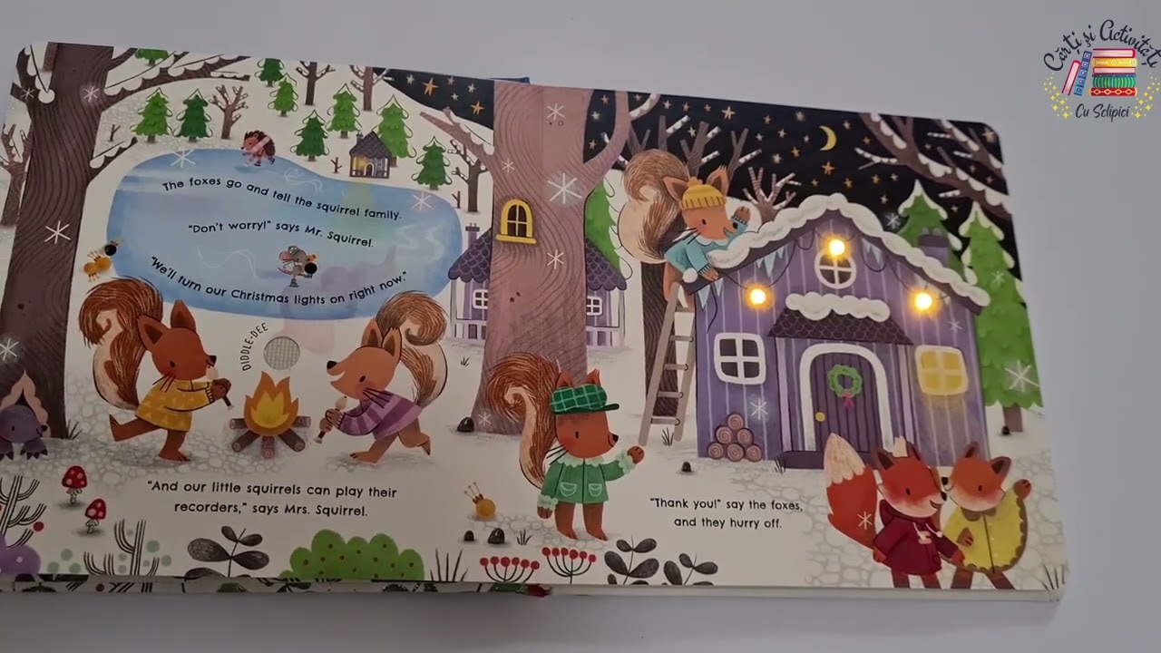 Usborne Books - Lights and Sounds Christmas