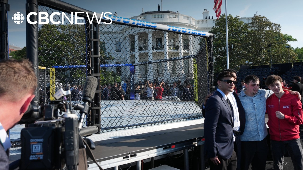CBC News gets first-hand look at White House UFC match site