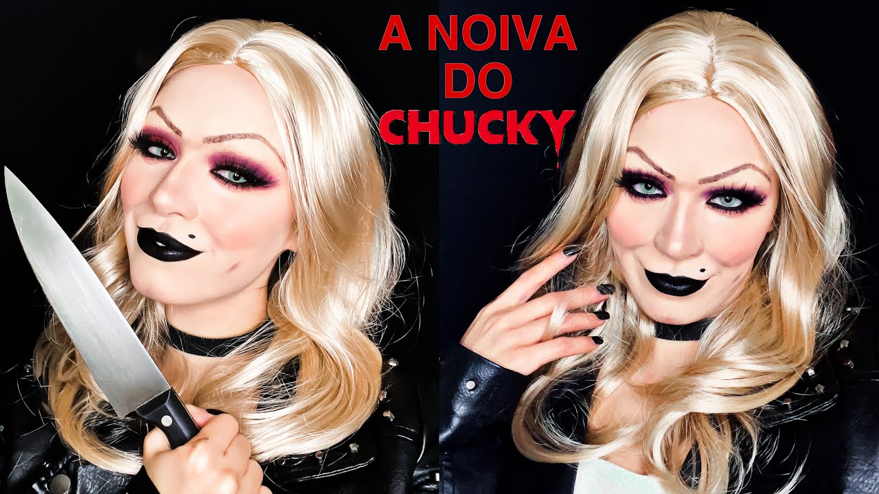 Maquiagem da TIFFANY (A Noiva do Chucky) | ESPECIAL DE HALLOWEEN 🎃 #14