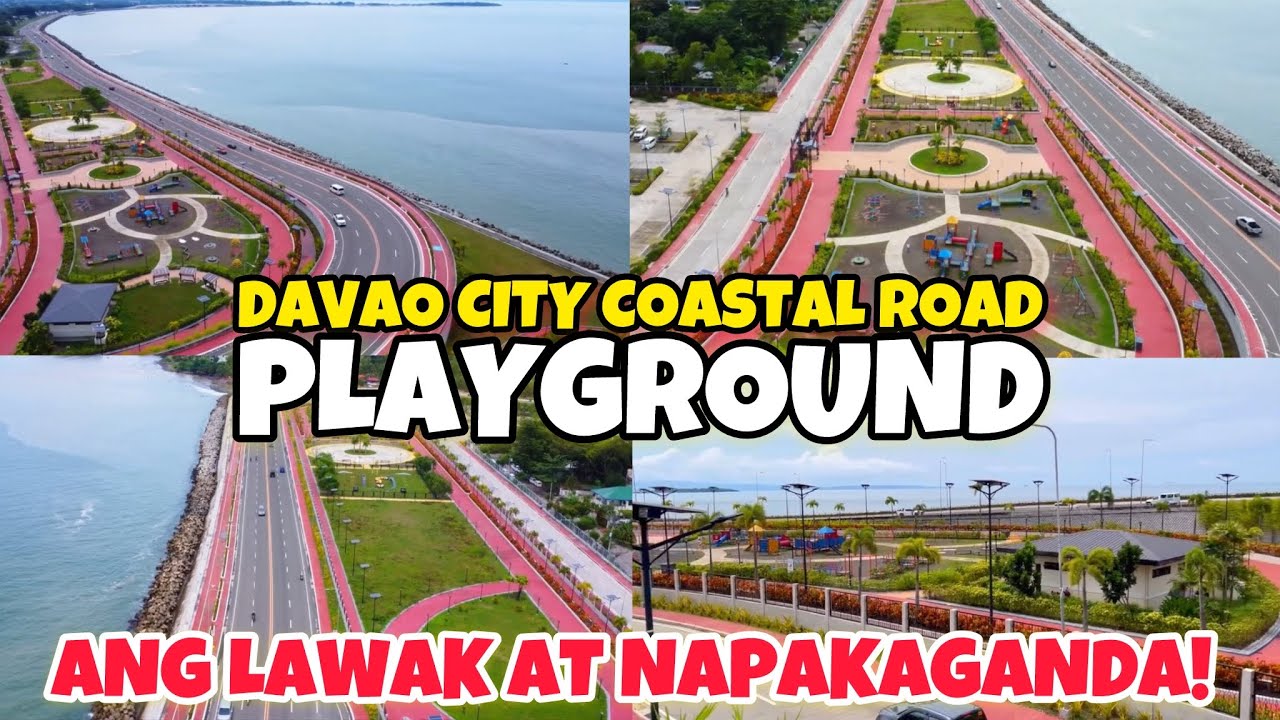 MALAWAK AT NAPAKAGANDANG PLAYGROUND NG DAVAO CITY COASTAL ROAD!