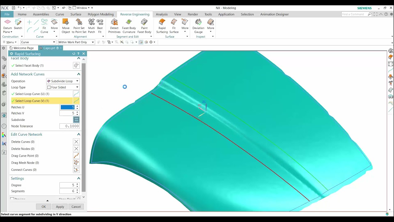 GTAC NXCAD Smooth Facet Body & Rapid Surface | Como suavizar e gerar superfície sobre o STL