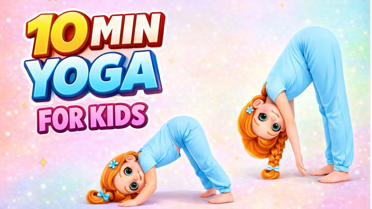 Easy Fun Yoga For Kids | Yoga For Children | Yoga For Flexibility, calmness, Confidence & Strength |
