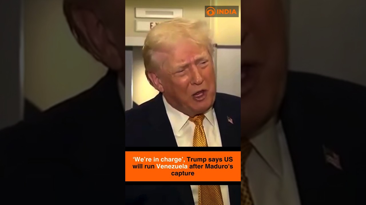 US will run Venezuela, says US President Trump after Maduro's capture