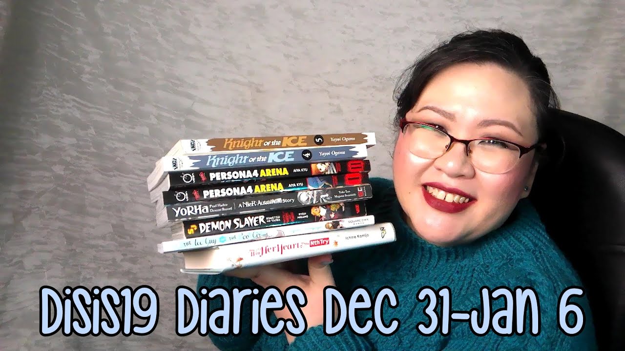 Disis19 Diaries: Dec 31-Jan 6 | 2024 -  Final Manga Advent Wrap Up and Rainbow Ring Knitting Update