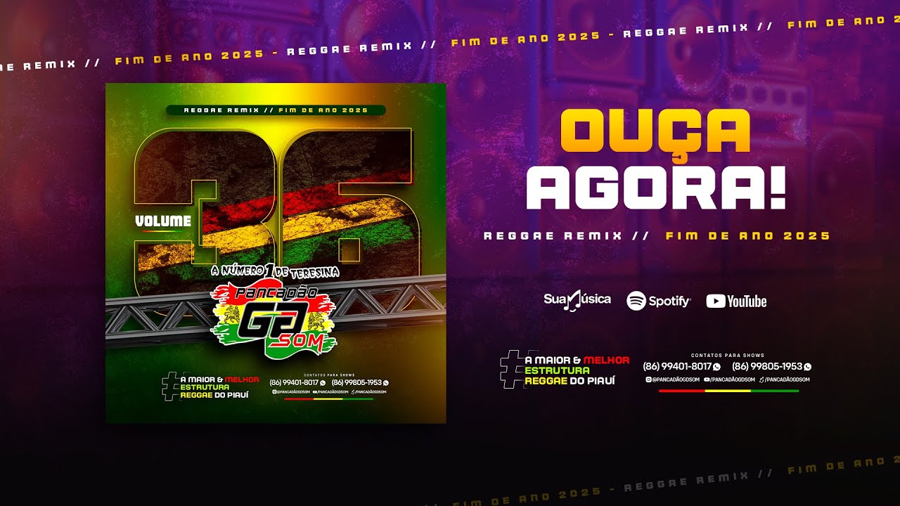 ❤️💛💚 REPERTÓRIO ATUALIZADO PANCADÃO GD SOM CD VOLUME 36 REGGAE REMIX [ PARTE 04 ] ❤️💛💚