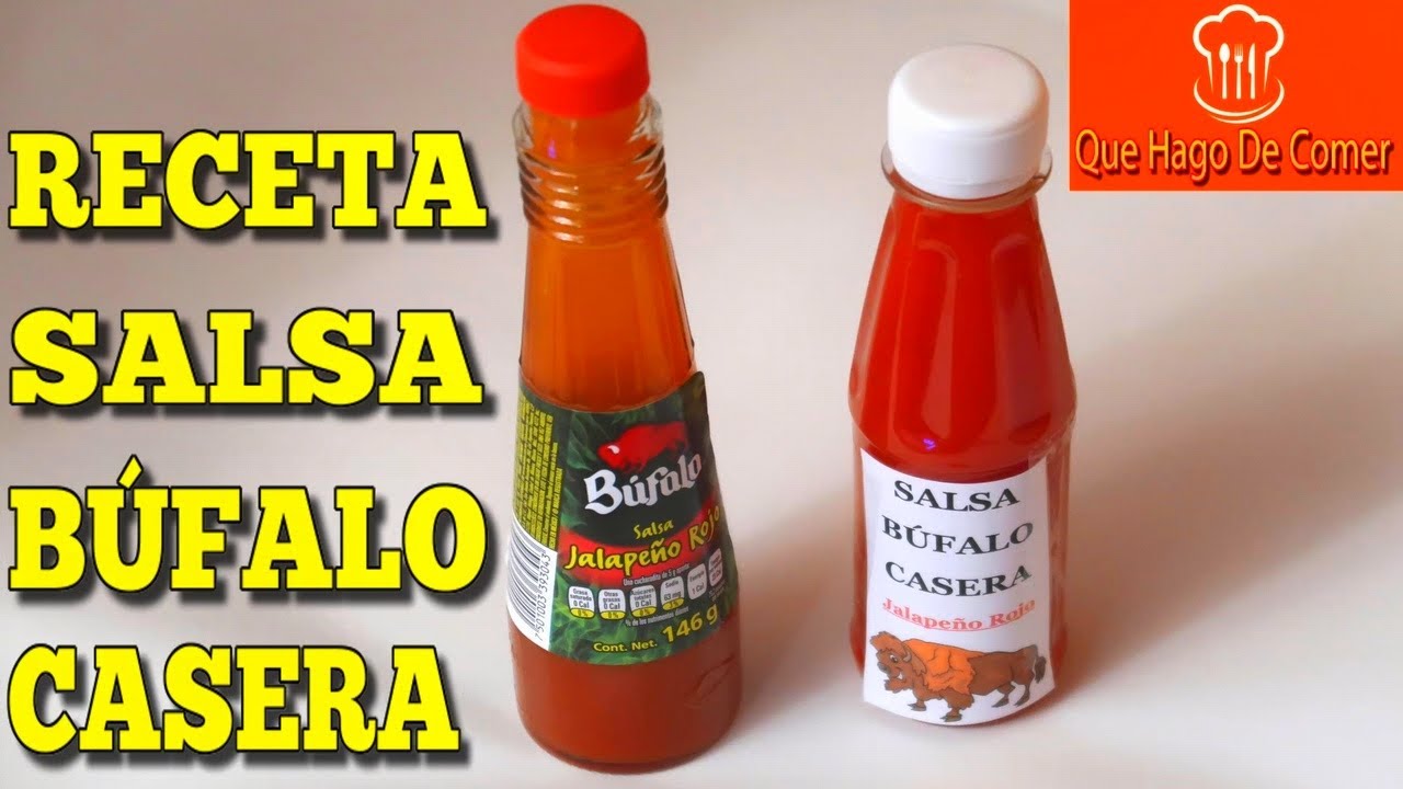 Como Hacer Salsa Búfalo Casera Receta Original Fácil y Rápida