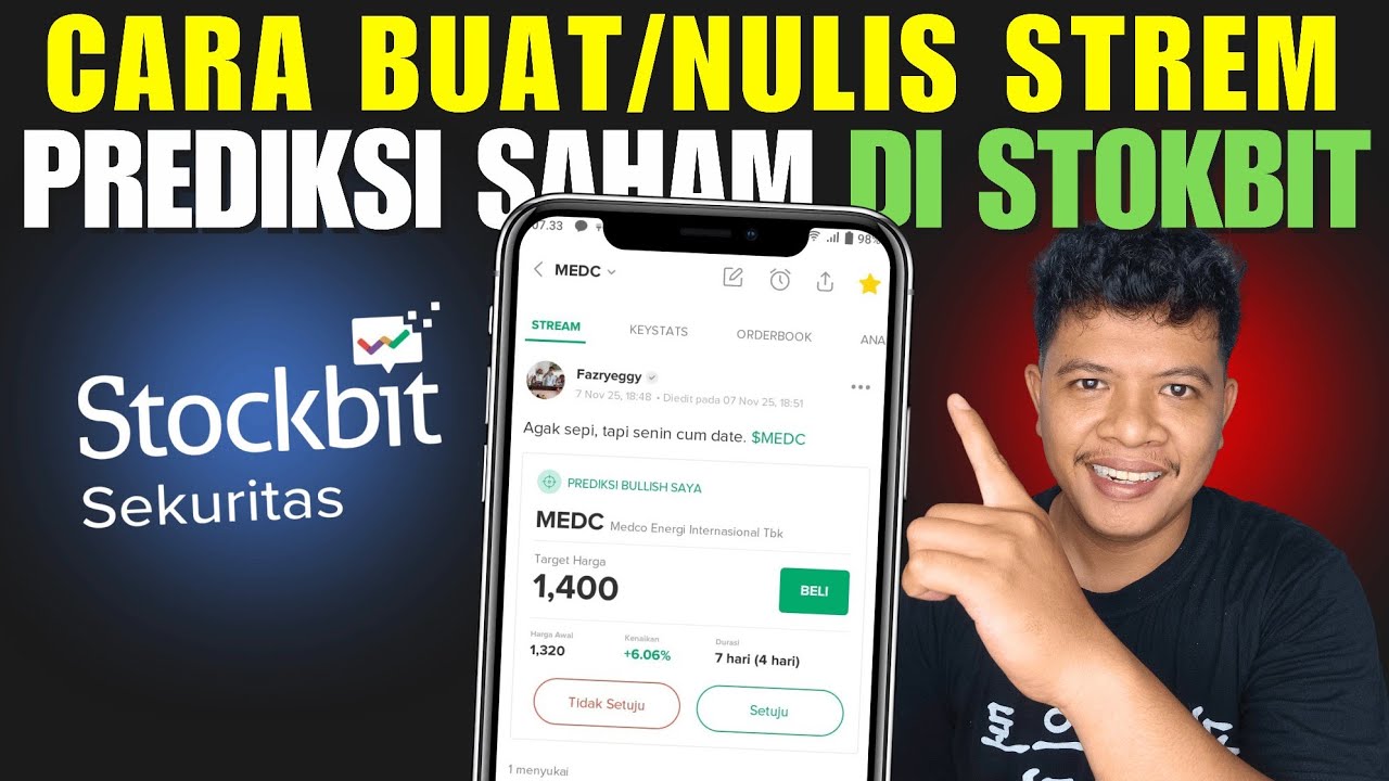 Cara Buat Stream/Prediksi Harga Saham di Stockbit 2025!