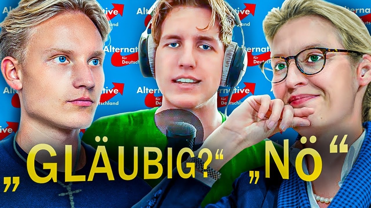 KETZER der NEUZEIT versucht WEIDEL zu missionieren....aber SCHEITERT😂