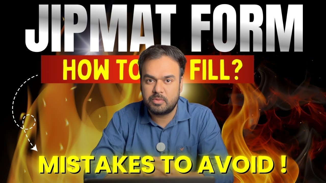JIPMAT 2025 form filling | Step by step