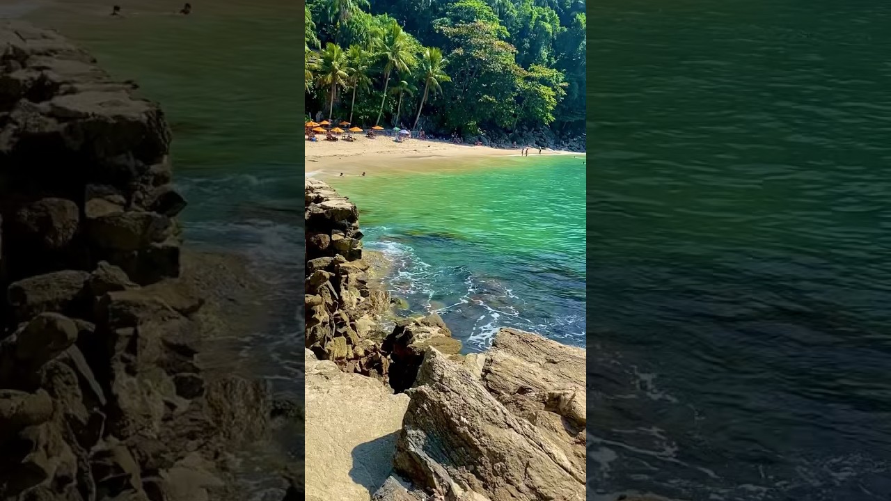 Praia do &Eacute;den - Guaruj&aacute; 🌴 DEMAIS #guaruja
