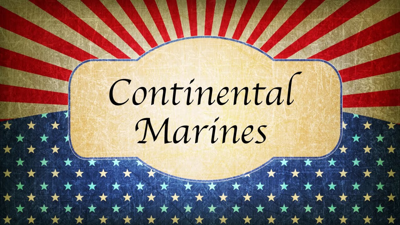 SONS OF THE AMERICAN REVOLUTION - Continental Marines