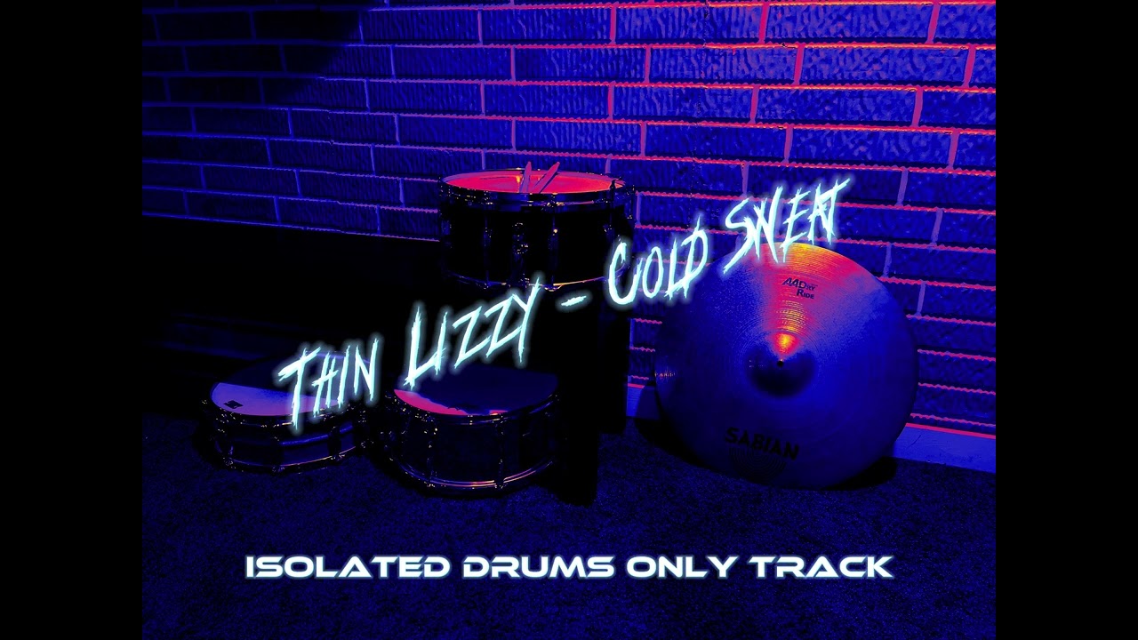 Thin Lizzy - Cold Sweat (Isolated Drums Only Track)