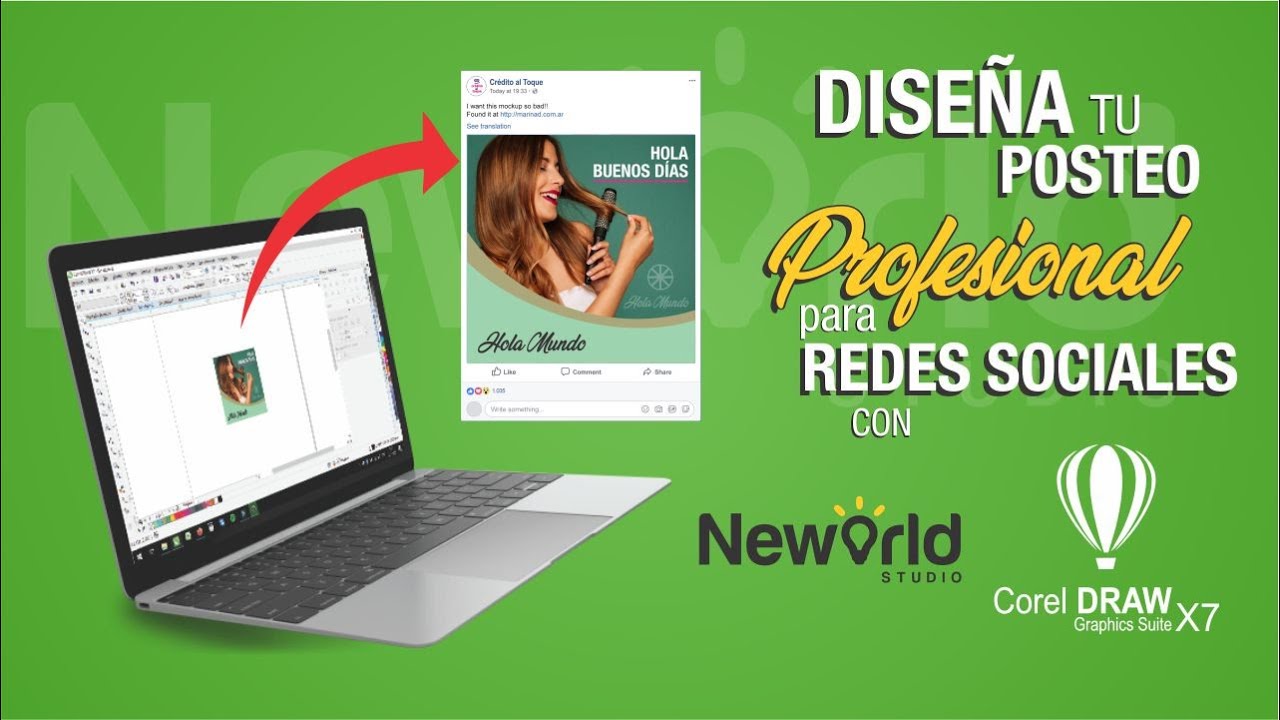 Cómo Diseñar tu Propio POST de Redes Sociales con Corel Draw