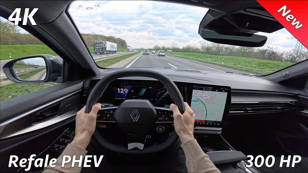 Renault Rafale 2025 POV Test drive (300 HP PHEV) City - Highway