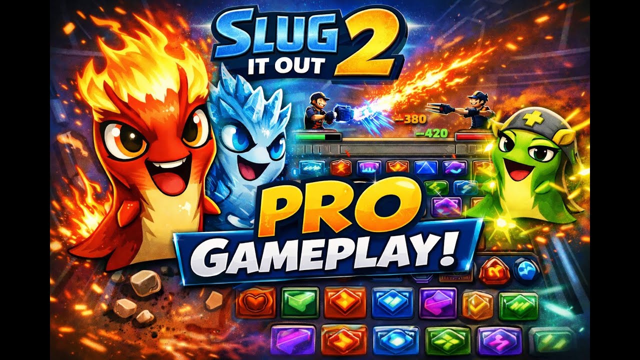 Slug It Out 2 Episode 8 | Pro Tips | Noob to Pro | Epic Battle #games