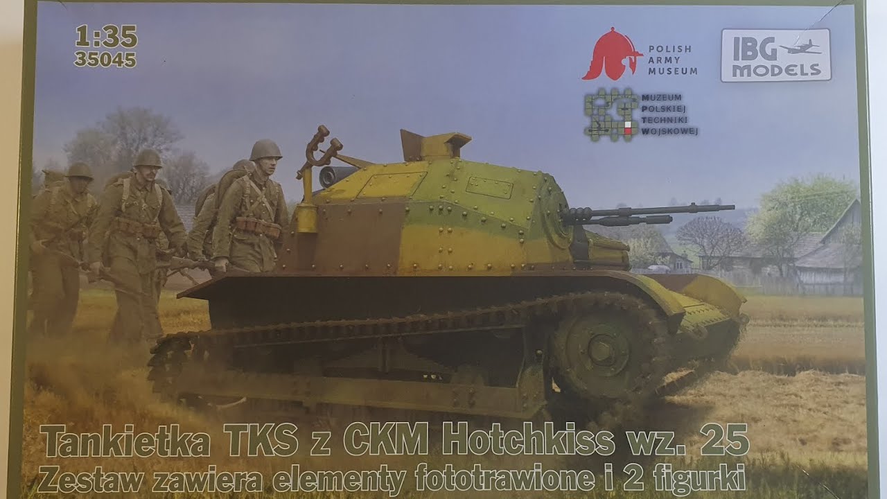 Tankietka TKS z CKM Hotchkiss wz.25 IBG 35045 1/35