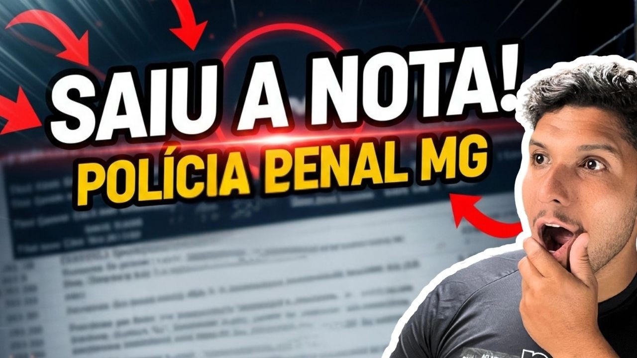 CONFERINDO MINHA NOTA NA PPMG - ACABOU DE SAIIRR!! - Polícia Penal MG 2025/2026