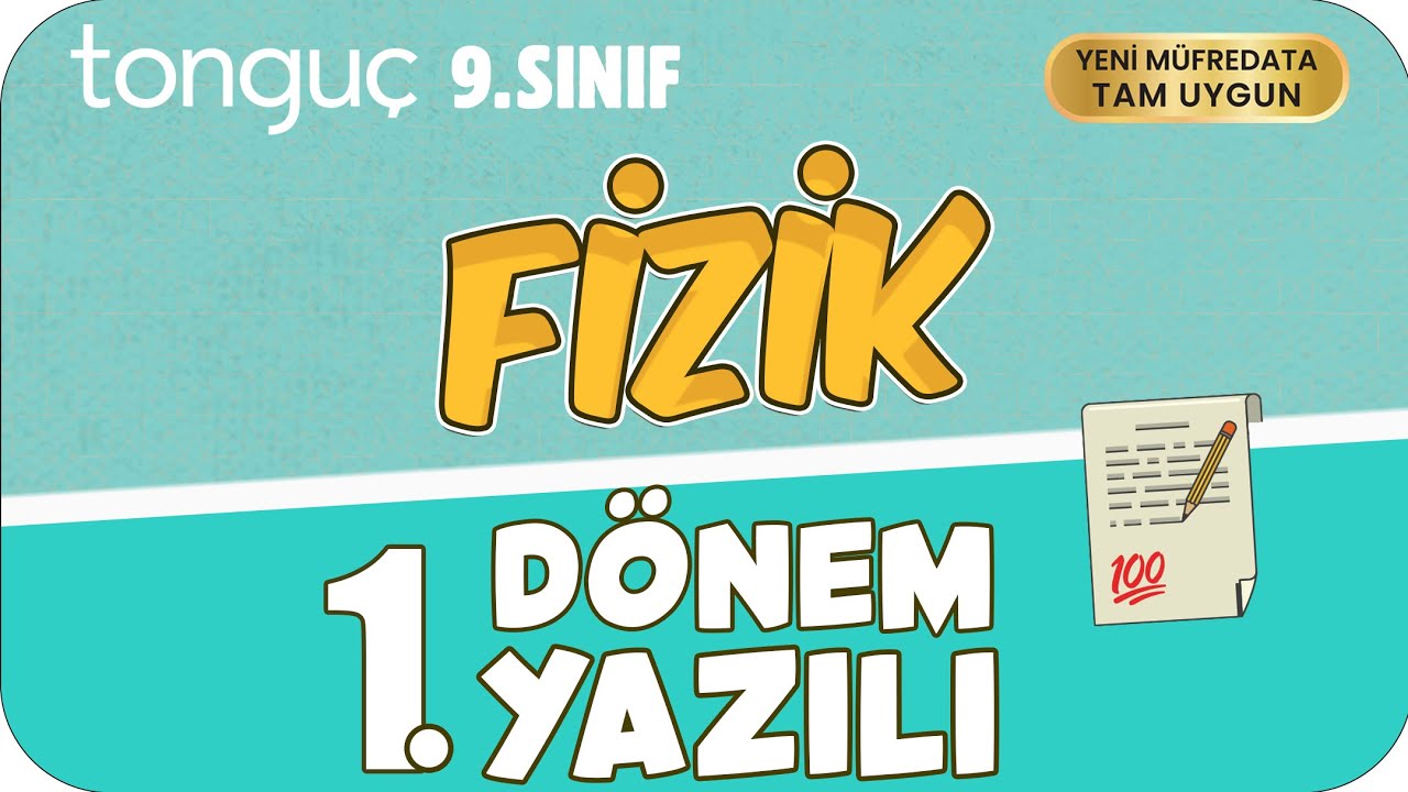 9.Sınıf Fizik 1.Dönem 1.Yazılıya Hazırlık 📑 #2026