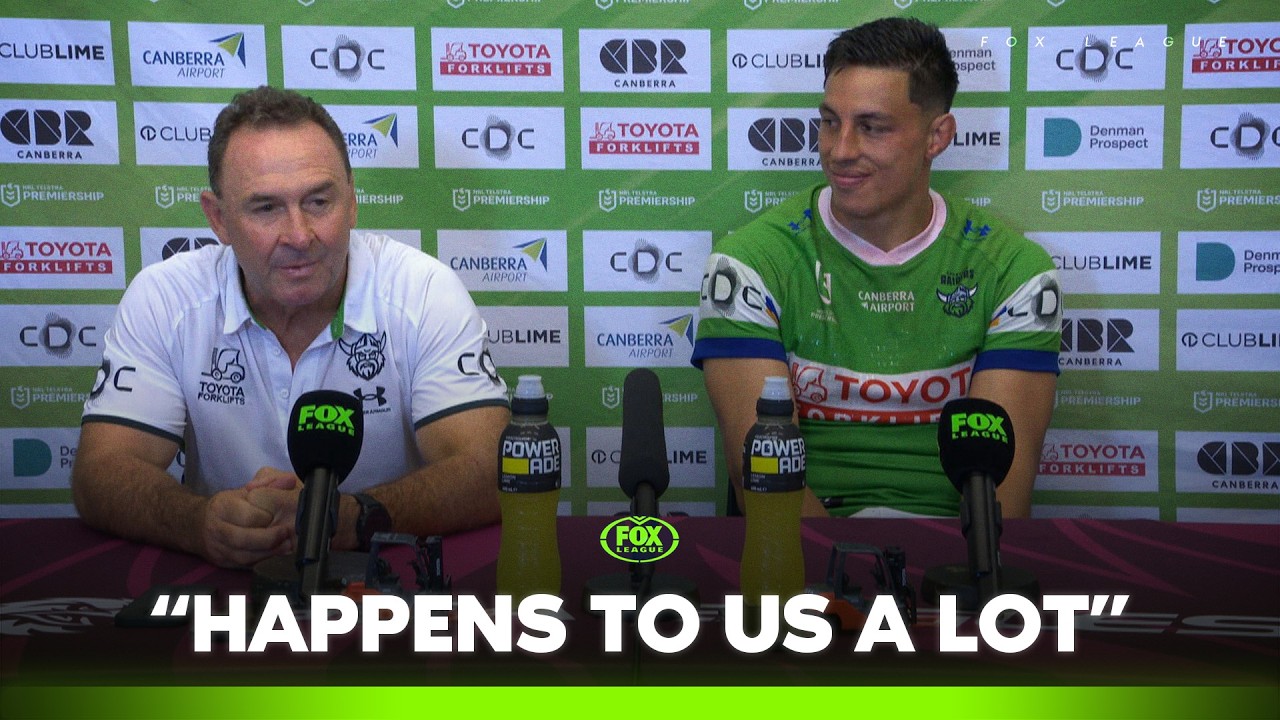 &lsquo;I Don&rsquo;t Care&rsquo; Ricky doesn&rsquo;t hold back after Golden-Point round 1win | Raiders Press Conference