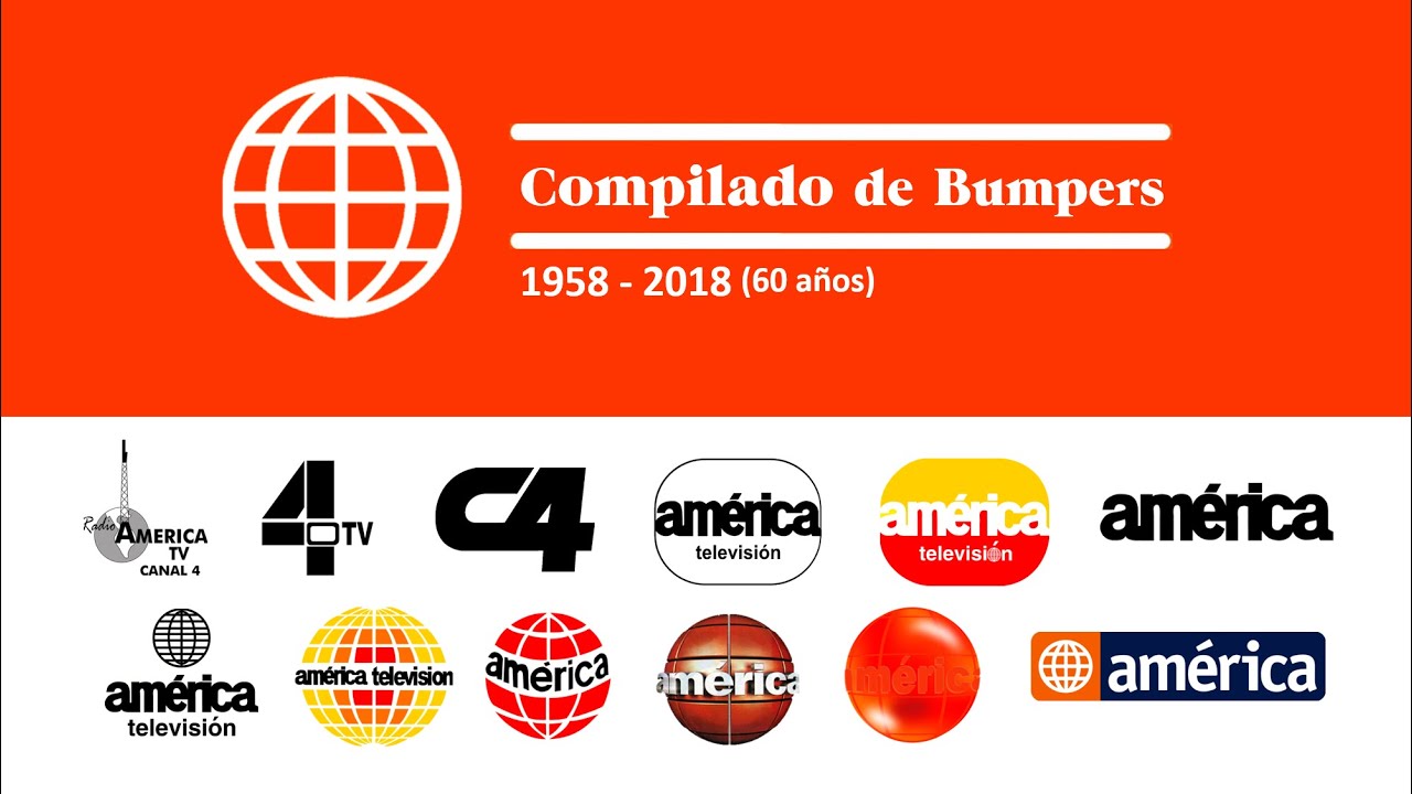 America Televisión - Compilado de Bumpers (1958 - 2018) - 60 Años