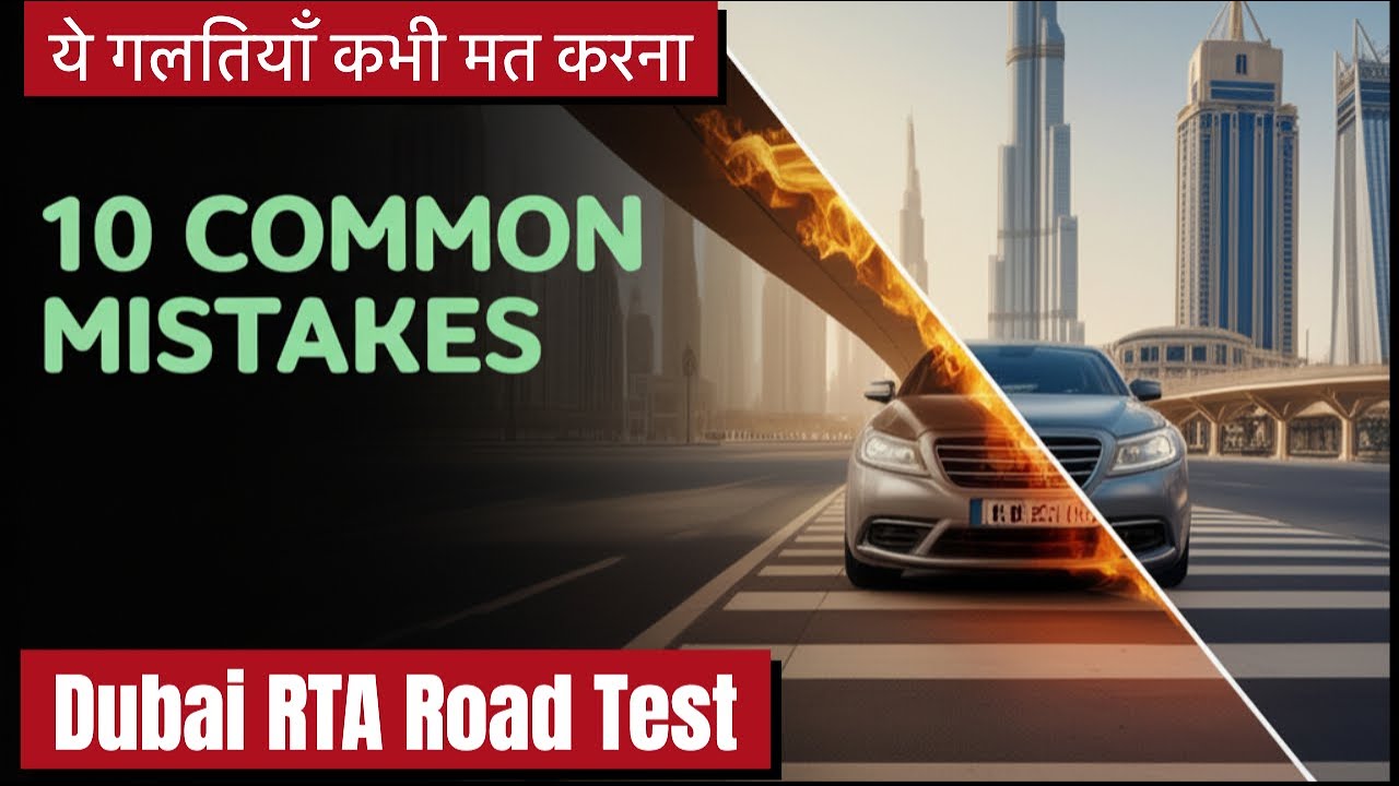 Dubai License Test 2025 | Top 10 Mistakes to Avoid 🚗