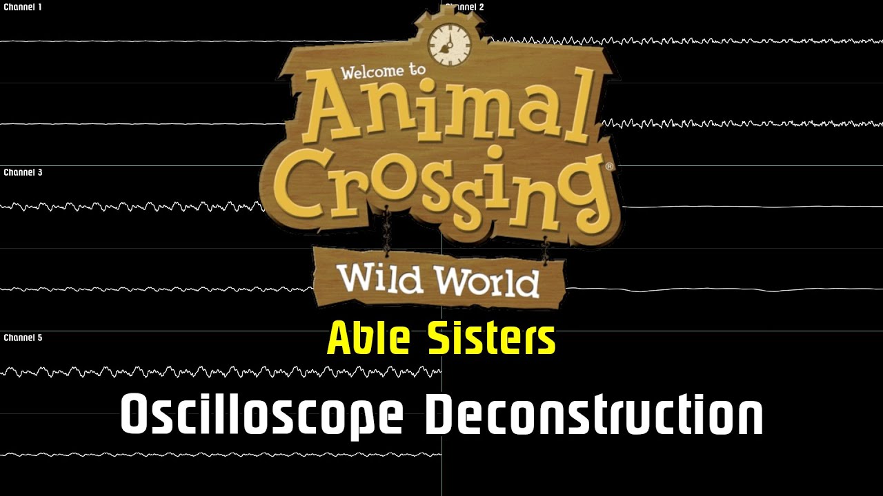 Animal Crossing: Wild World - Able Sisters [Oscilloscope Deconstruction]