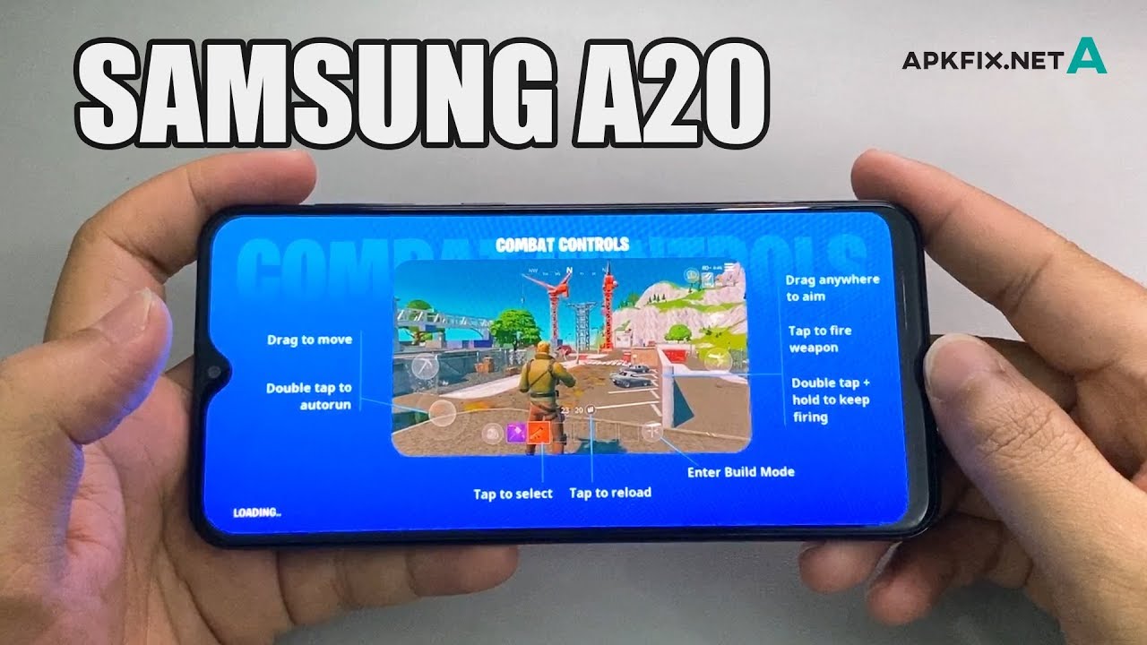 Samsung Galaxy A20 Play FORTNITE v12.61.0 Lagggggggg