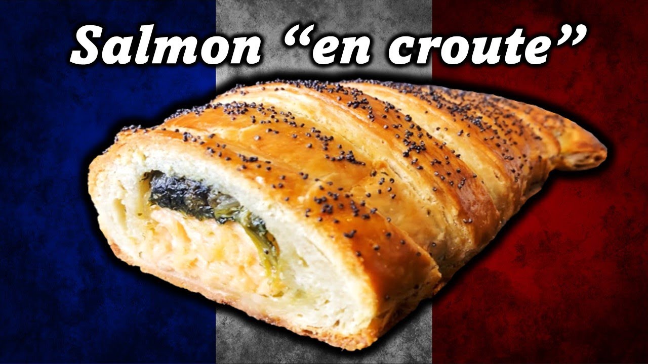 Лосось в панировке (в форме хвоста омара).